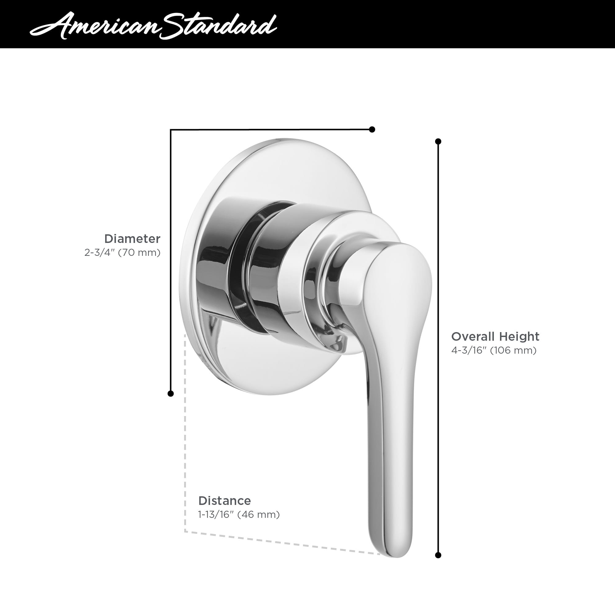 Studio® S Single-Handle Diverter Valve Trim Kit